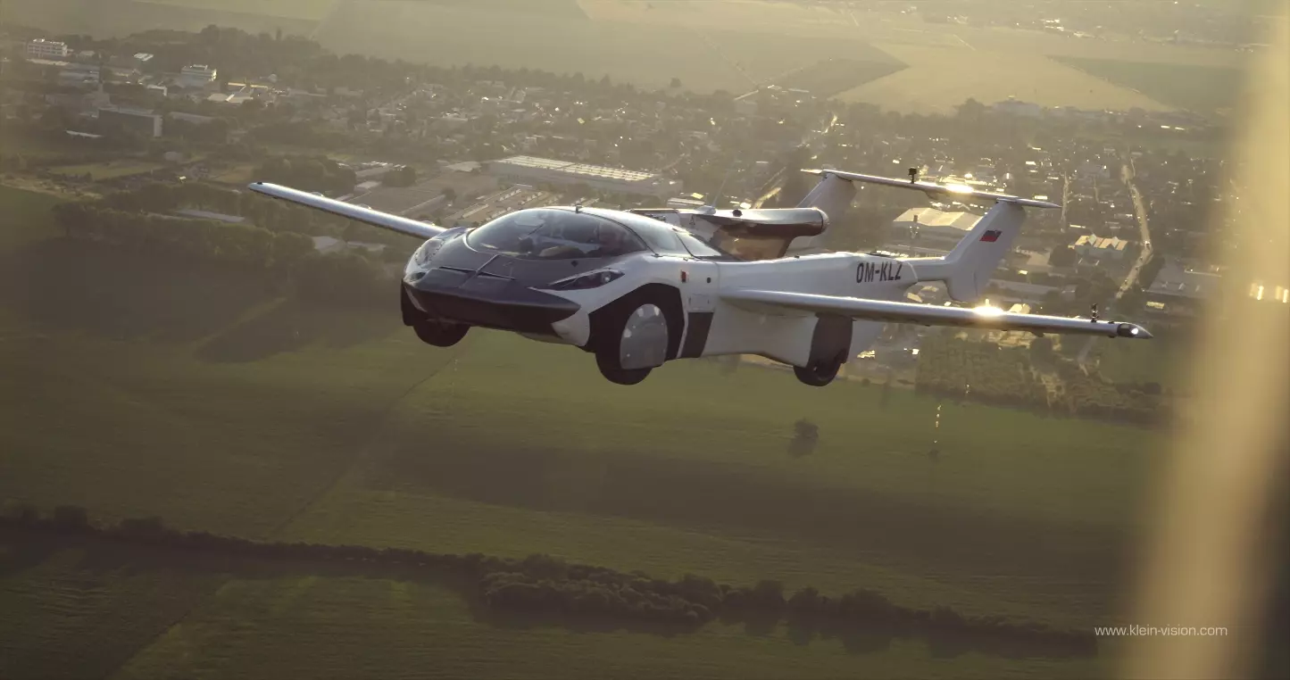 The Air Car tested by Klein Vision in 2022 in Slovakia (Klein Vision media kit photo)