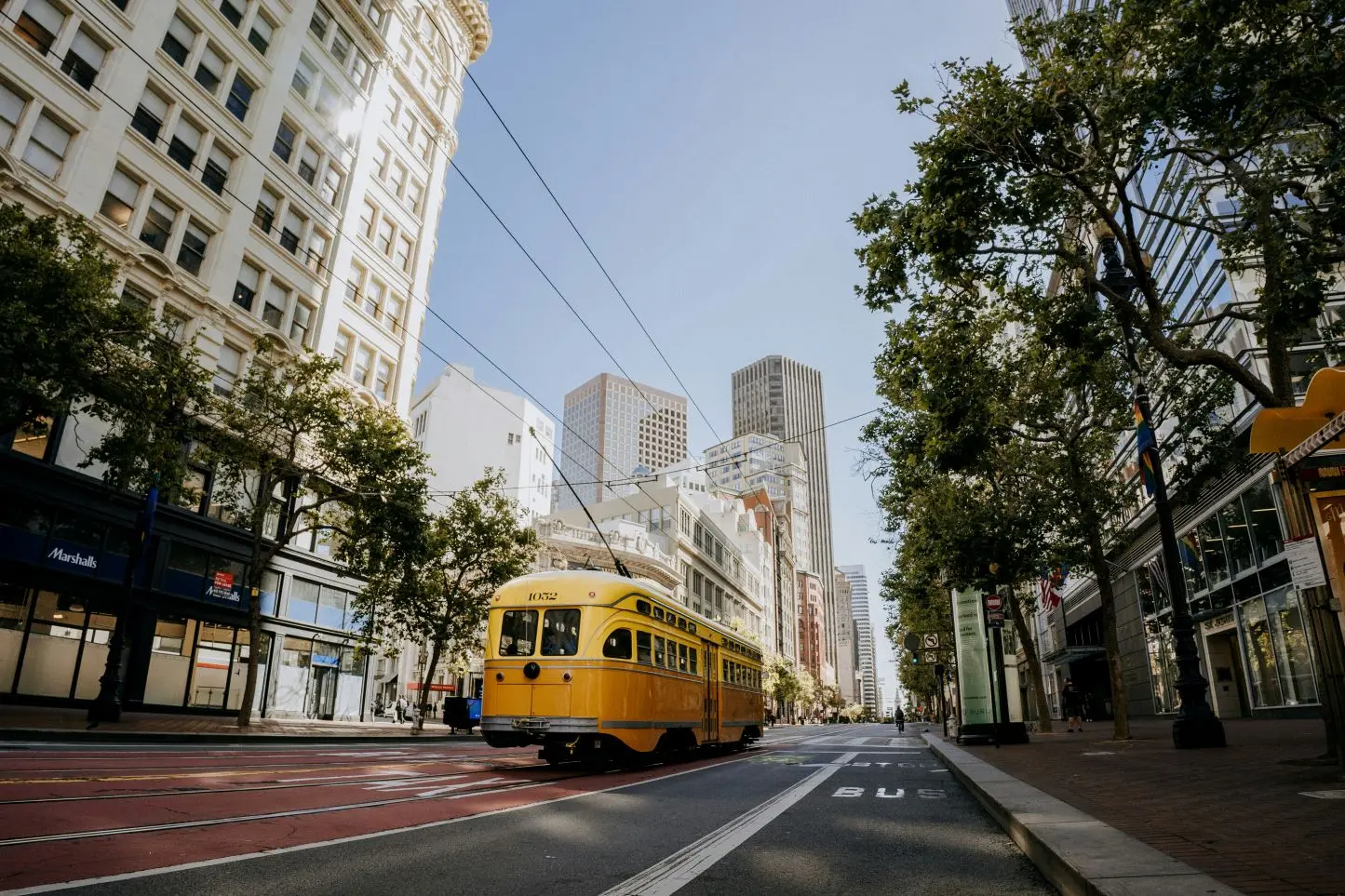 “Muni” in San Francisco operates a diverse network of fuel-efficient buses, light rail, trolleybuses, historic streetcars and cable cars